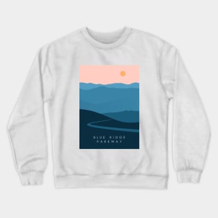 Blue Ridge Parkway Mountain Crewneck Sweatshirt